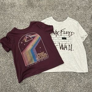 2 Pink Floyd shirts from target.
